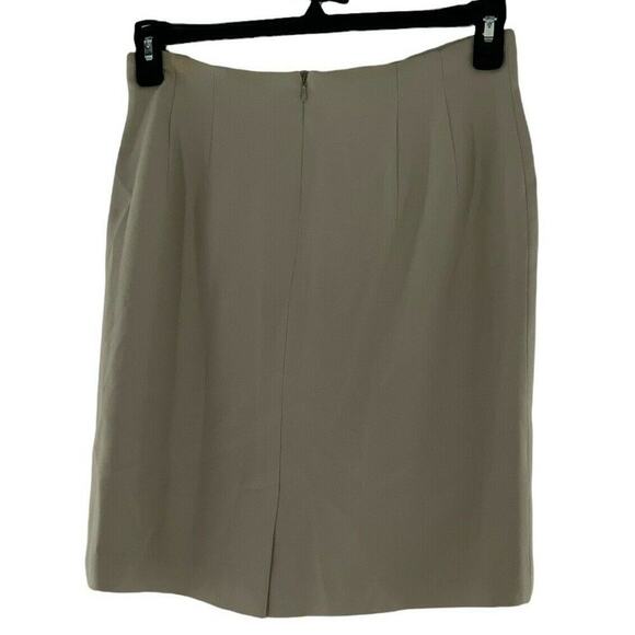 Nygard Collection Skirt Women's Size 10 Petites Fully Lined Back Zip Slit Pencil - Picture 2 of 7